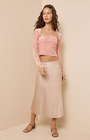 Milan Velvet Top & Bolero Two-Piece Set image number 4