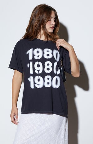 1980 Blur Oversized T-Shirt image number 1