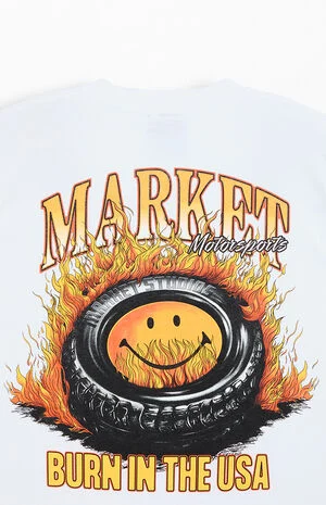 Smiley Burnt Rubber T-Shirt image number 4