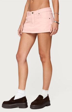 Sukie Denim Mini Skort image number 2
