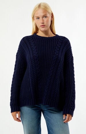 Magnolia Cable Knit Oversized Sweater image number 2