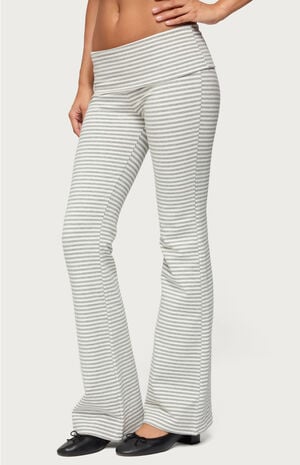 Kaeli Stripey Flared Leggings image number 3