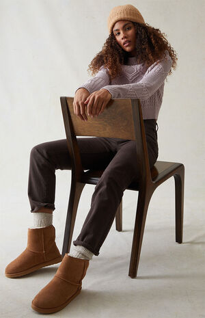 Eco Brown Dad Jeans image number 5