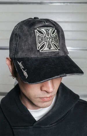 Mechanic Distressed Snapback Hat image number 1