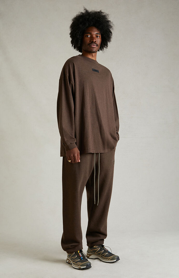 Fear of God Essentials Heather Wood Sweatpants | PacSun