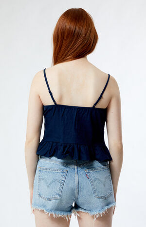 Ruffle Babydoll Top image number 4