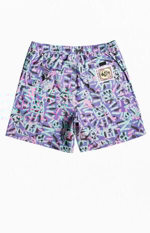 x Stranger Things 1986 17" Volley Swim Trunks image number 2