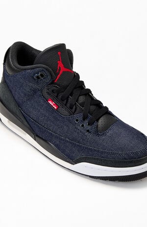 3 x Levi's Retro Denim Blue Shoes image number 6