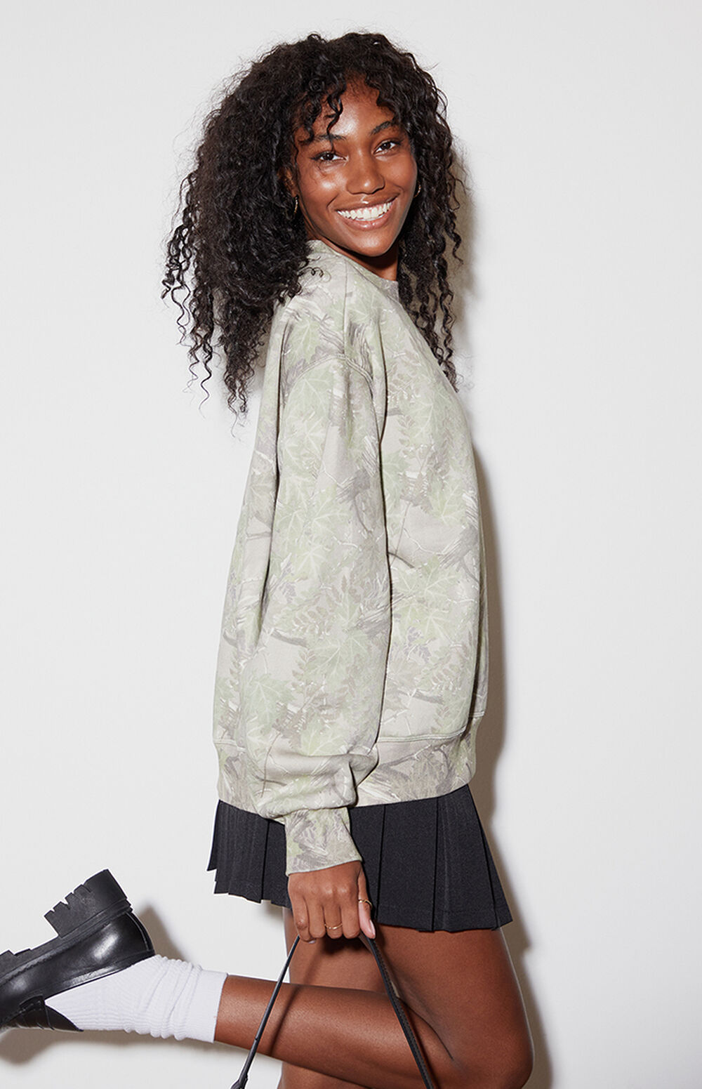 Pacsun Tree Camo Crew Neck Sweatshirt | PacSun