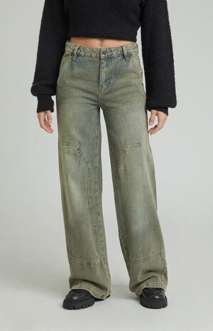 Jessie High Waisted Baggy Carpenter Pants image number 1