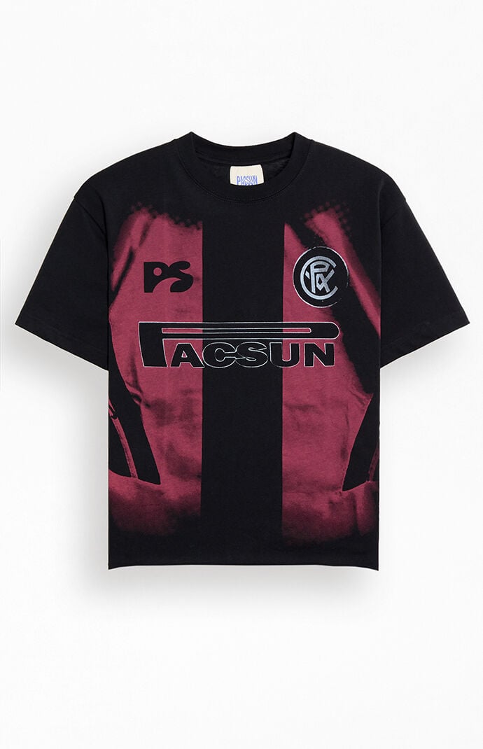 Pacsun Washed Black Jersey T-Shirt
