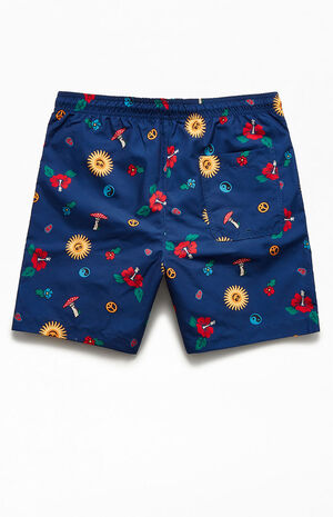 Recycled Fun Town 17" Swim Trunks image number 2