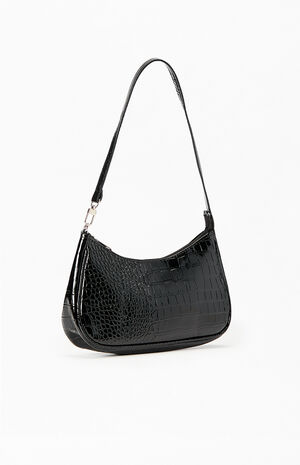Faux Leather Snakeskin Shoulder Bag image number 2