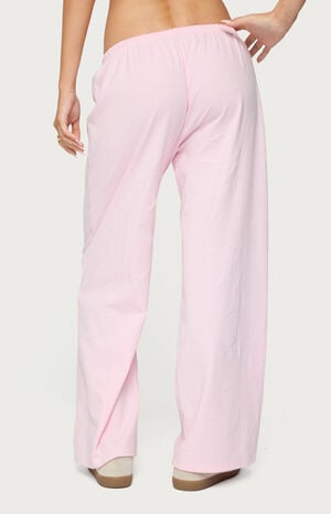 Petite Olivia Striped Loose Fit Pants image number 3