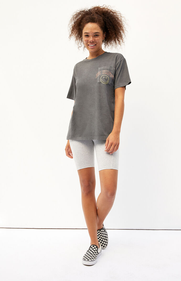 Smiley Happy Pocket T-Shirt