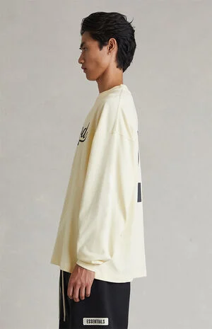 Cream Merch Long Sleeve T-Shirt image number 3