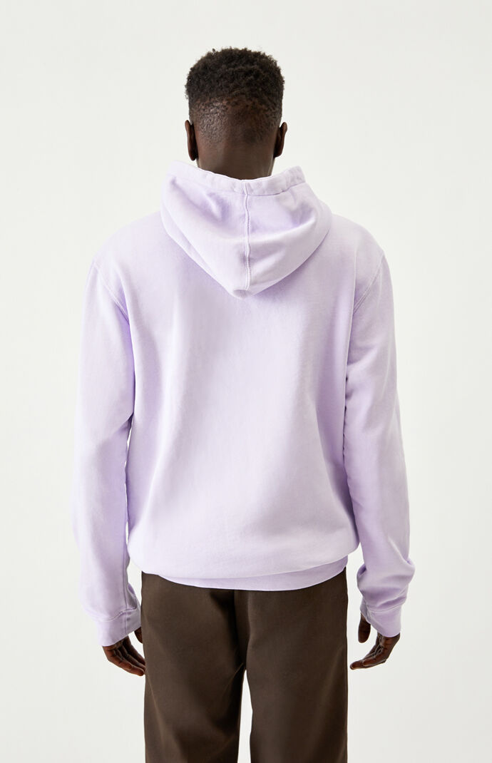 Lavender Stock Vintage Wash Oversized Hoodie