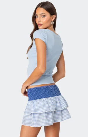 Priscilla Lace Trim T-Shirt image number 4