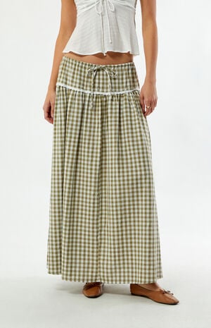 Gingham Maxi Skirt image number 2
