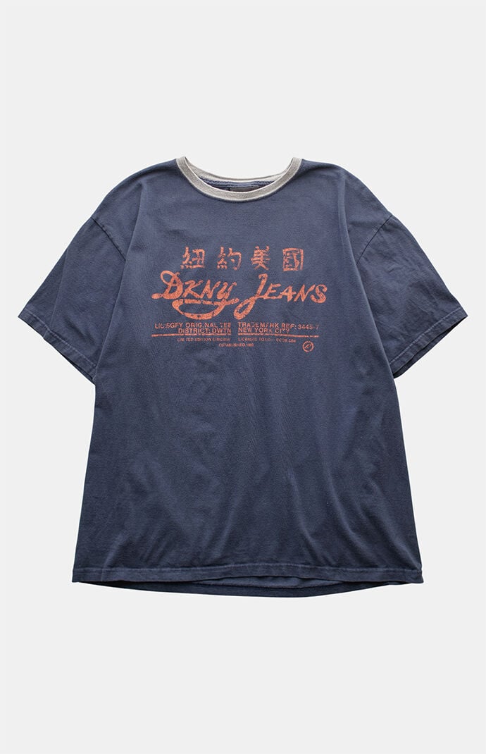 PS VINTAGE 2000s DKNY Jeans Graphic T-Shirt