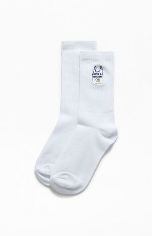 Have A Nice Day Crew Socks image number 1