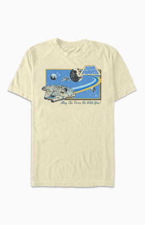 Vintage Star Wars Falcon T-Shirt image number 1