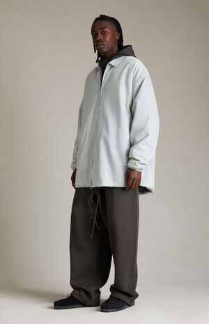 Light Wash Denim Filled Shacket image number 5