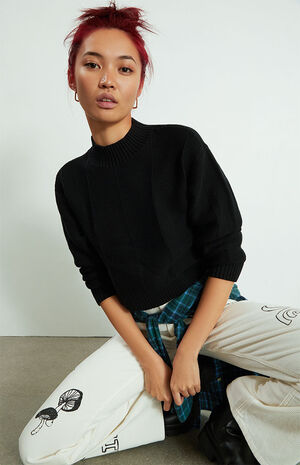 Chunky Mock Neck Sweater image number 1