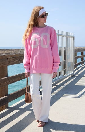Light Pink Erica 50 Crew Neck Sweatshirt image number 4