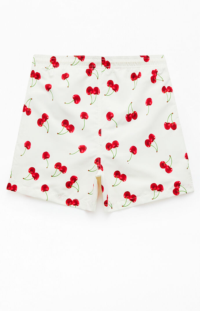 PacSun Cherry 4.5" Swim Trunks