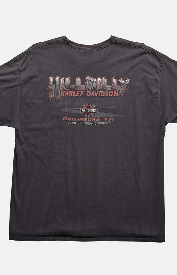 PS VINTAGE Charcoal 2000s Harley Davidson Graphic T-Shirt