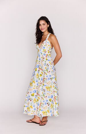 Riviera Cross Back Maxi Dress image number 4