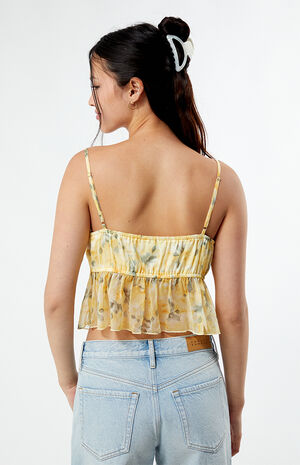 Floral Tie Front Cami image number 4