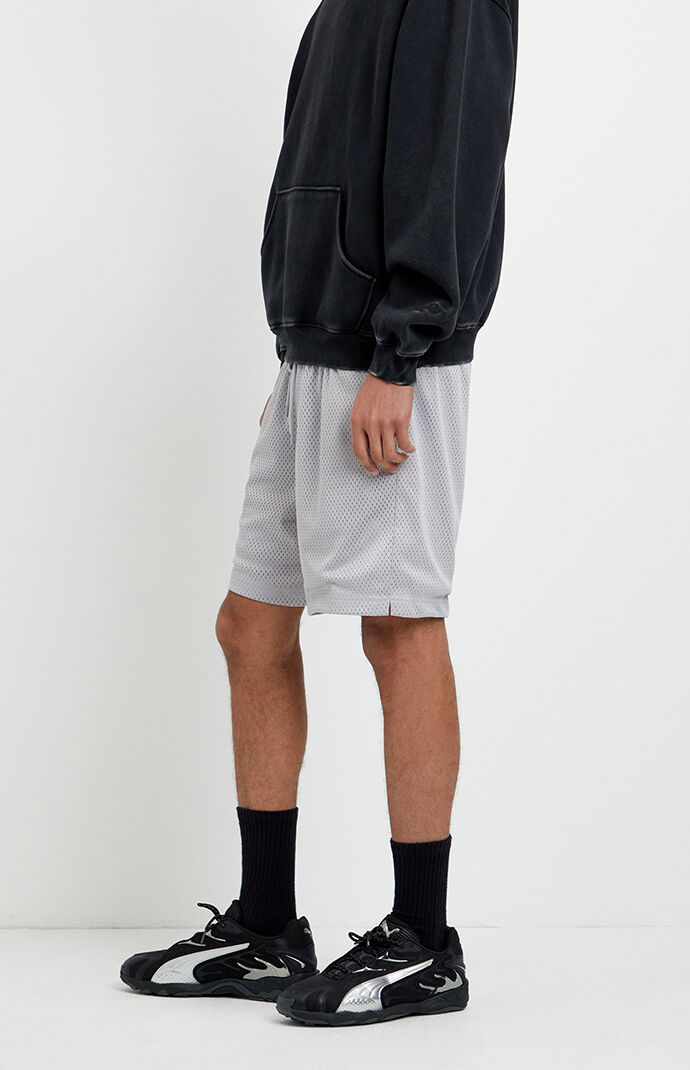 Pacsun Gray Aaron Mesh Volley Shorts