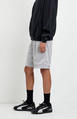 Gray Aaron Mesh Volley Shorts image number 3