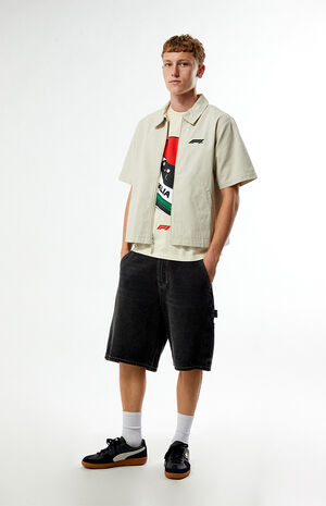 x Pacsun Monza Italy Staff Zip Up Shirt image number 4