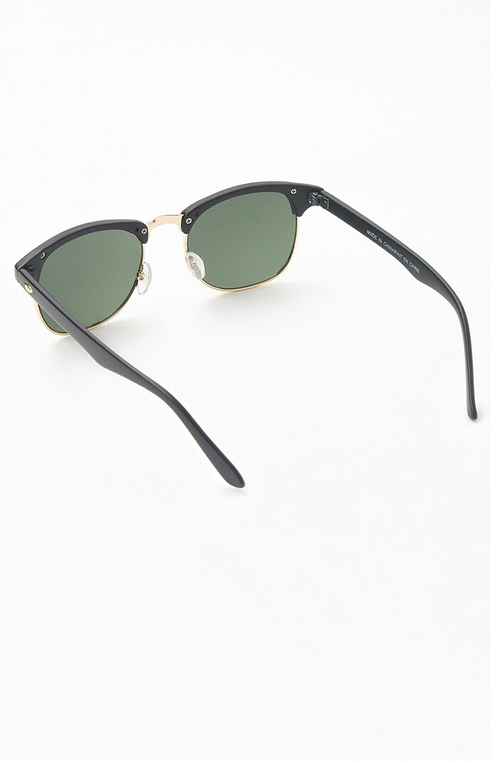 Fifty-Fifty Black & Gold Sunglasses