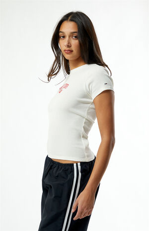 Slim Varsity Ribbed T-Shirt image number 2