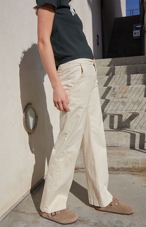 Off White Trouser Pants image number 3