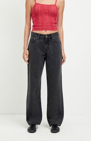 Alex Relaxed Straight Jeans Black image number 2