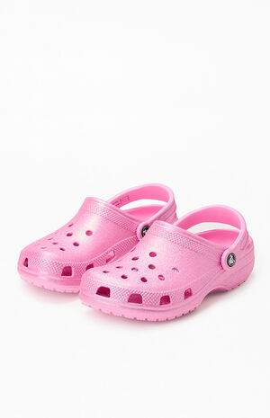 Kids Glitter Classic Clogs image number 2