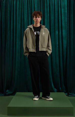 x Pacsun Cropped Full Zip Hoodie image number 4