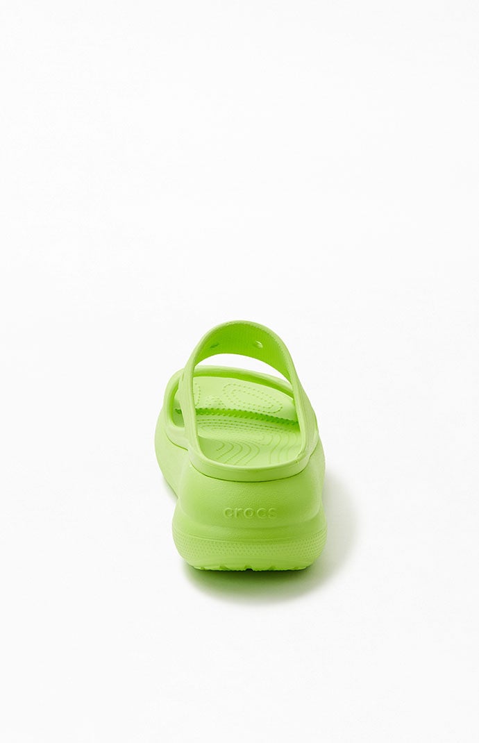 SCHOLL ● Cork Croc Sandals - Green Crocs Women's Green Classic Crush Sandals | PacSun