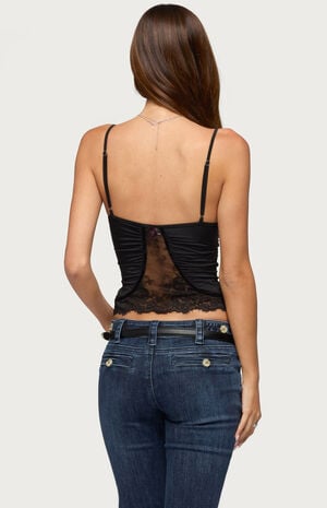 Yanny Lacey Tank Top image number 3