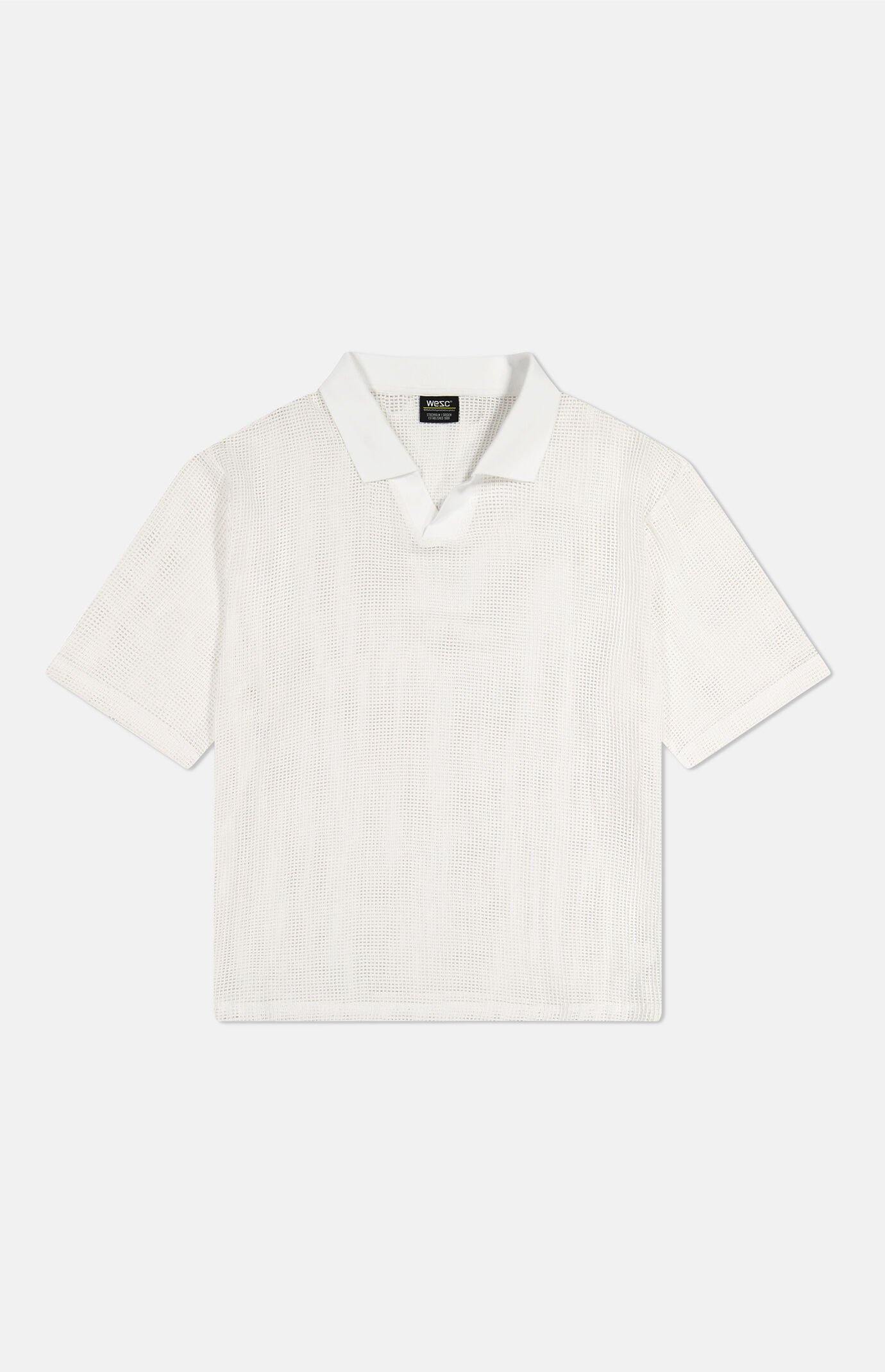 WeSC Johnny Mesh Collar Pullover Shirt