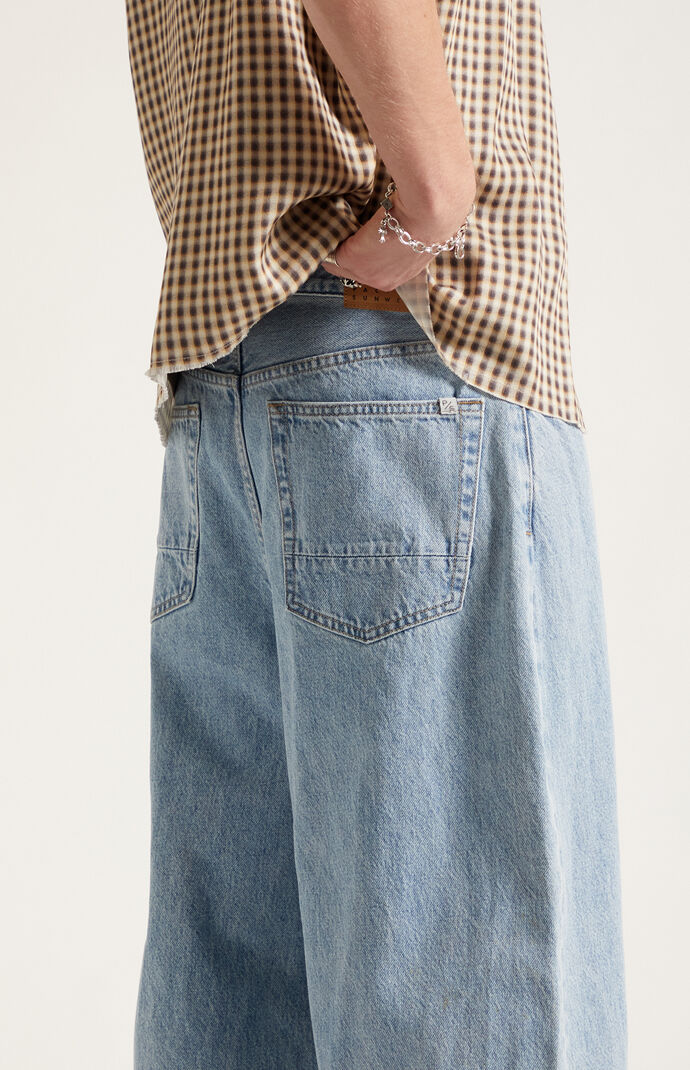 Pacsun Ryder Ultra Baggy Jeans Light Blue