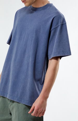 Premium Solid Vintage Wash Oversized T-Shirt image number 2