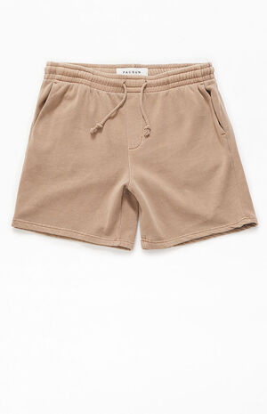 Desert Taupe Fleece Sweat Shorts image number 1