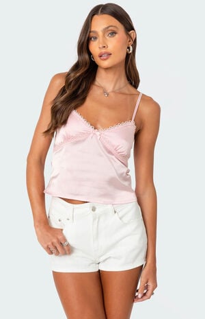Imani Satin Tank Top image number 1