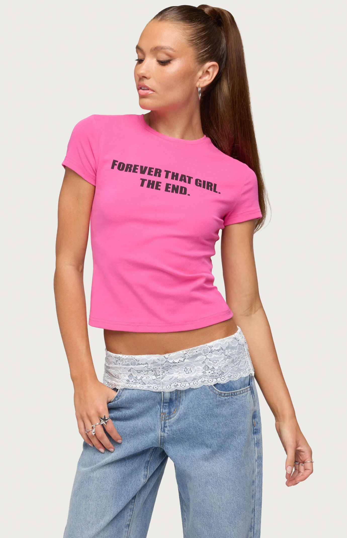 Edikted Forever That Girl T-Shirt